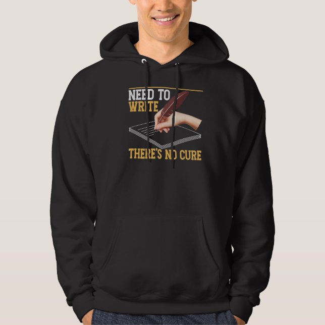Sudadera Huella De Escritura Para Autores Y Escritores 24 (Anverso)