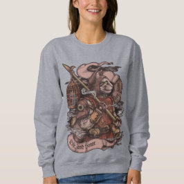Sudadera Huella vintage de Cat Knight