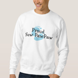 Sudadera Huellas de Bebé Niña Orgullosa Nueva PawPaw