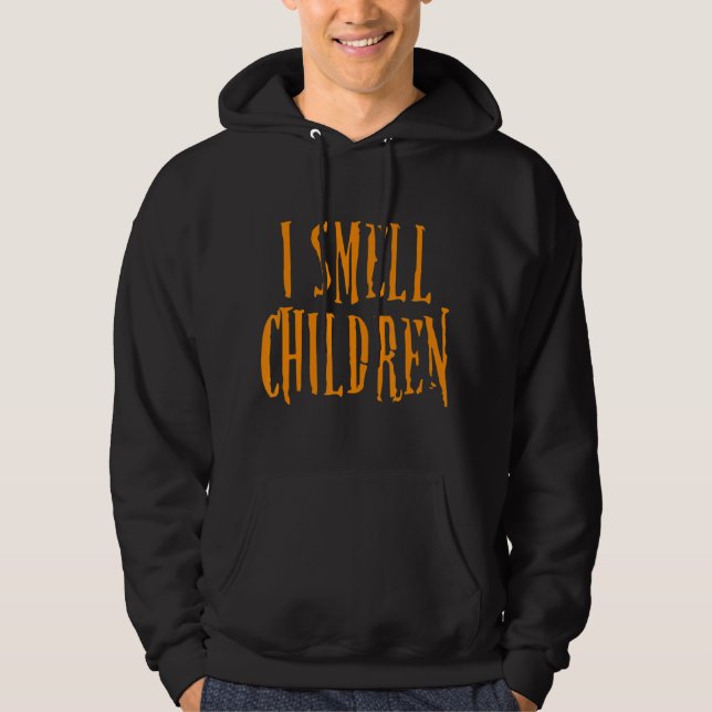 Sudadera Huelo a los niños con traje de halloween (Anverso)
