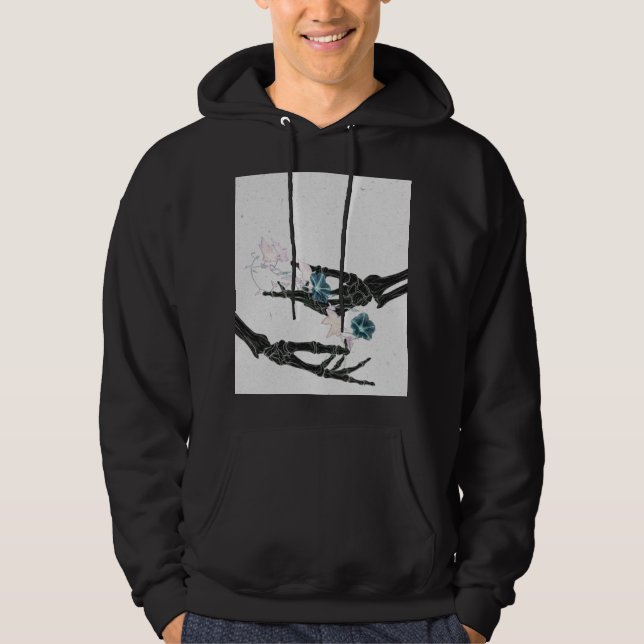 Sudadera Huesos en llamas #2 - Dos manos (Anverso)