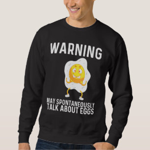 Sudadera Huevo Cool Para Hombres Mujeres Frito Al Horno Esc