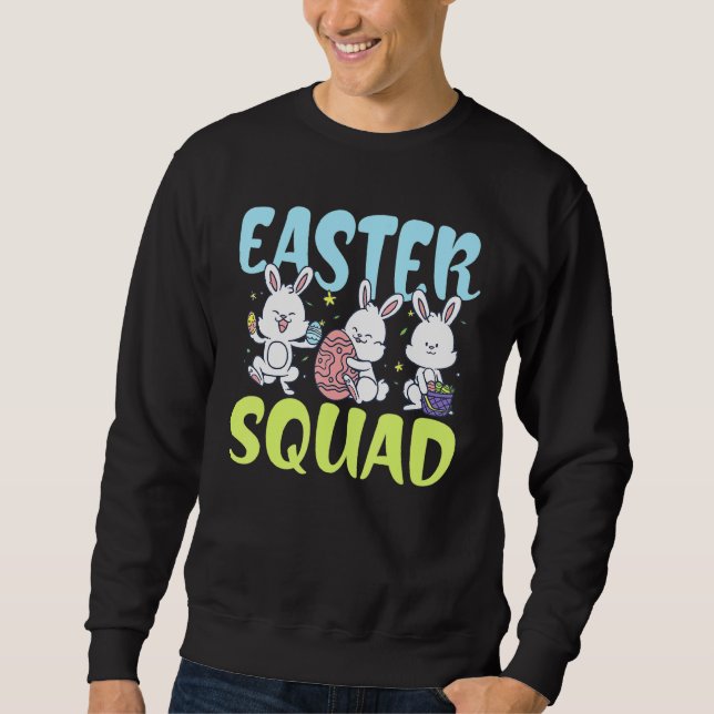 Sudadera Huevo de conejito del Día de Pascua (Anverso)