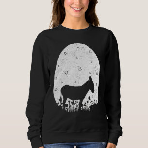 Sudadera Huevo de Pascua Vintage Estilo Retro Mule Domingo