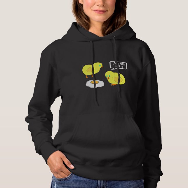 Sudadera Huevo de pollo asfixiado (Anverso)