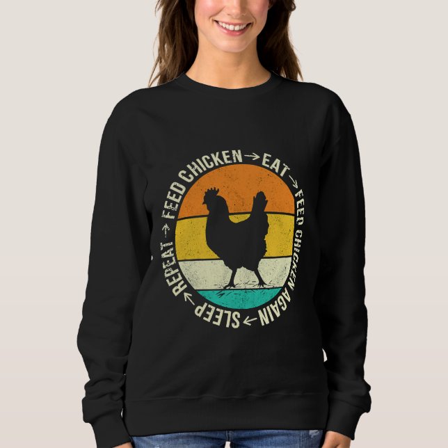 Sudadera Huevo de pollo de pollo de carne (Anverso)
