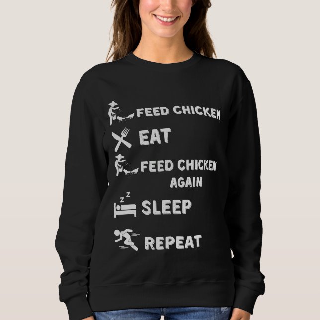Sudadera Huevo de pollo inteligente para piensos (Anverso)