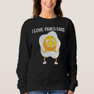 Sudadera Huevo Guay Para Hombres Mujeres Fried Baked Proteí