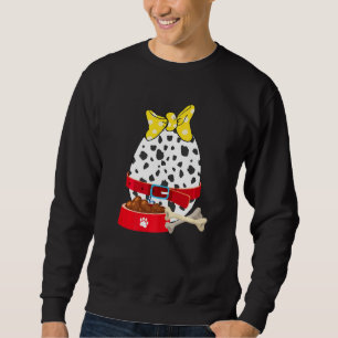 Sudadera Huevos de conejito Dalmatian Perro Imprimen Ropa d