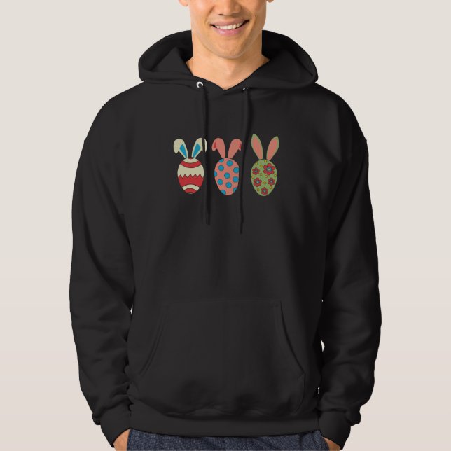 Sudadera Huevos de conejito lindo (Anverso)