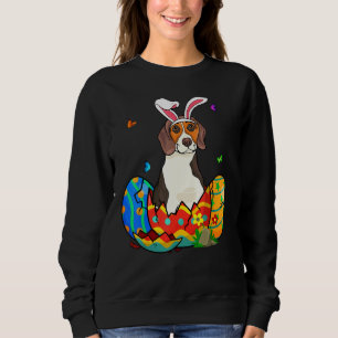 Sudadera Huevos de Pascua Beagle Bunny Dog Dog Dad Mom