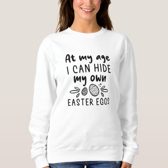 Sudadera Huevos de Pascua Ocultar (Anverso)