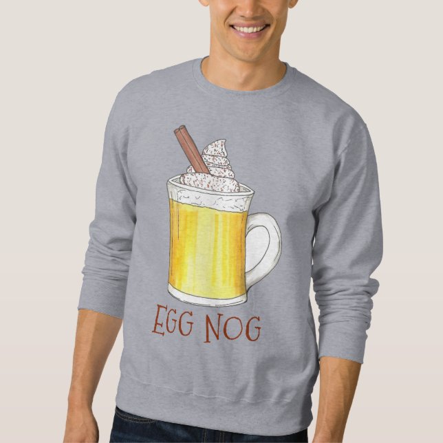 Sudadera Huevos Nog Eggnog Navidades feos navidad navidad S (Anverso)