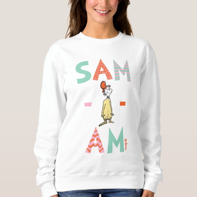 Sudadera Huevos Verdes con Jamón | Sam-I-Am (Anverso)