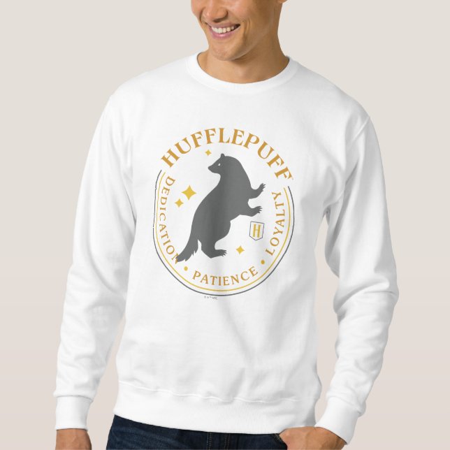 Sudadera HUFFLEPUFF™ Badger House Pride Badge (Anverso)