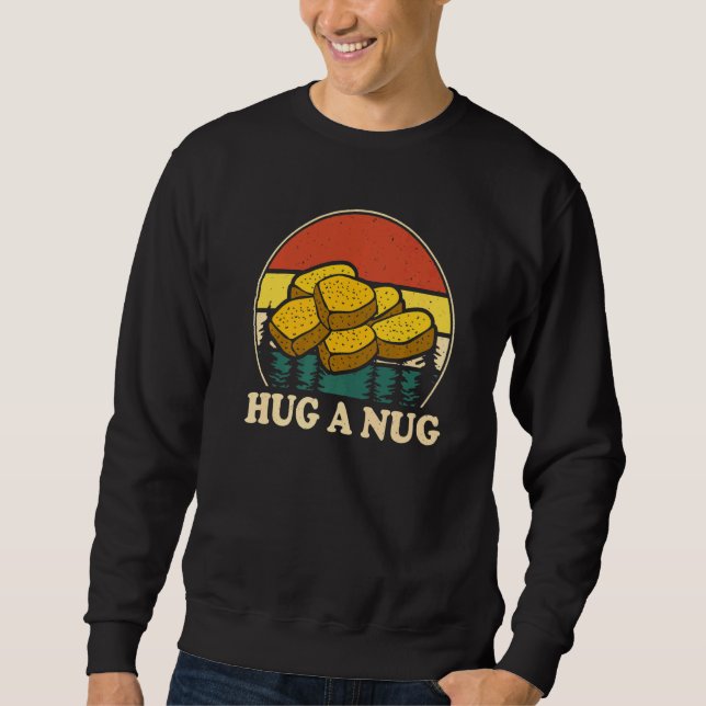 Sudadera Hug Nug Chicken Nugget Fried Chicken  Boys Girls K (Anverso)