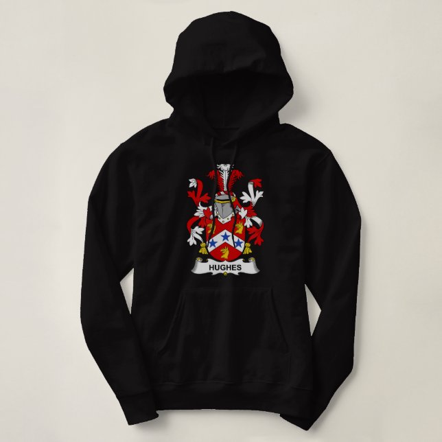 Sudadera Hughes Coat of Arms  Family Crest  (Diseño del anverso)