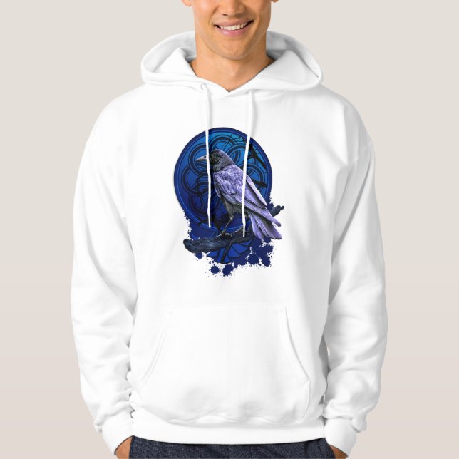 Sudadera Huginn the Raven Midnight Nordic Tidings (Anverso)