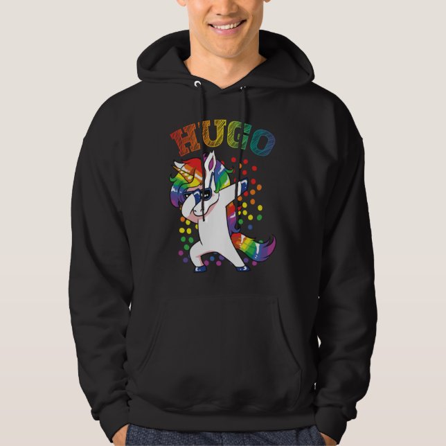 Sudadera Hugo Dabbing Unicorn (Anverso)