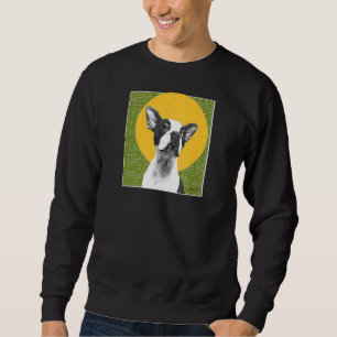 Sudadera Hugo No. 619 Con Halo Boston Terrier Halo Green