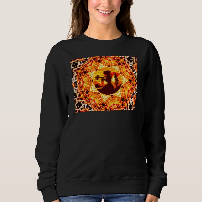 Sudadera Hula Palms de Hawaii Sunset (Anverso)