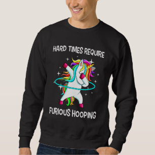 Sudadera Hulahoop Hula Dabbing Hoop Unicorn Dance Furie H
