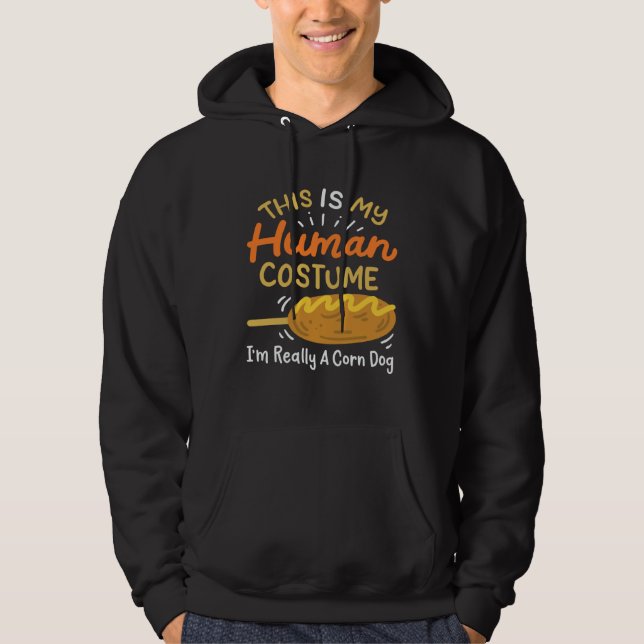 Sudadera Human Costume Corn Dog (Anverso)