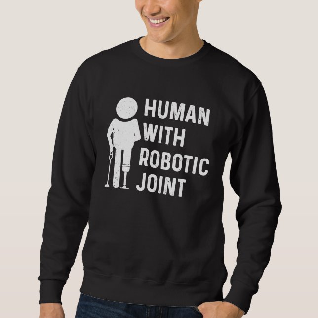 Sudadera Human With Robotic Joint Blindness (Anverso)