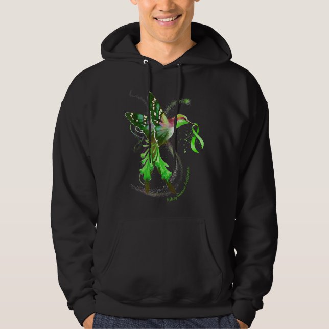 Sudadera Hummingbird Consciente de la Enfermedad Renal de l (Anverso)