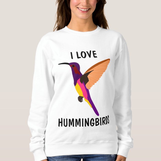 SUDADERA HUMMINGBIRD LOVE T-SHIRTS TEES (Anverso)