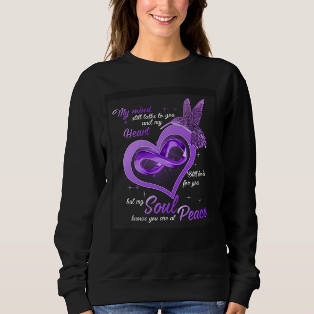Sudadera Hummingbird  Mind Heart Soul Peace  Apparel (Anverso)