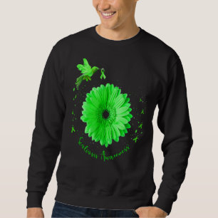 Sudadera Hummingbird Sunflower Scoliosis Conciencia de Ri V