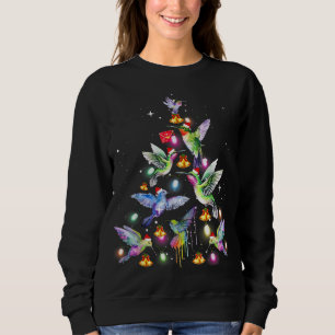 Sudadera Hummingbird Usa Árbol De Navidad De Santa Clara Ug
