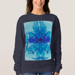 Sudadera HUMO AZUL - Arte Fractal -