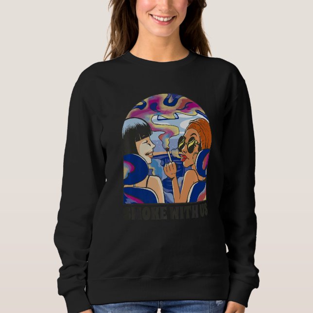 Sudadera Humo Con Nosotros (Anverso)