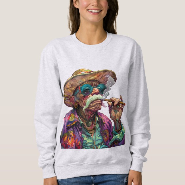 Sudadera Humo y sabiduría (Anverso)