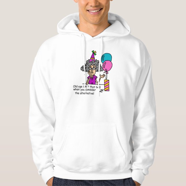 Sudadera Humor alternativo de cumpleaños (Anverso)