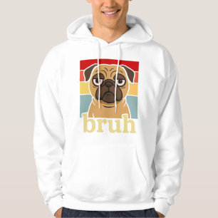 Sudadera Humor Amante de Perros Pug Divertido Perrito
