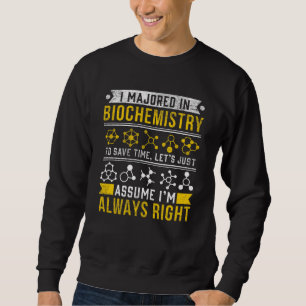 Sudadera Humor bioquímico biólogo Chiste científico grac