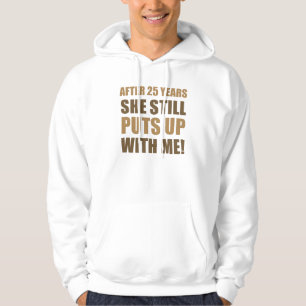 Sudadera Humor De 25 Años Para Los Hombres