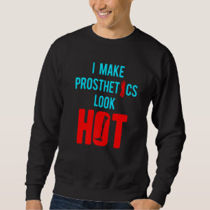 Sudadera Humor de amputado Pierna caliente Brazo Recuperaci