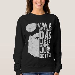 Sudadera Humor de barba divertido de papá con regalo del dí