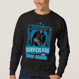 Sudadera Humor de desarrollador de mono divertido sin servi