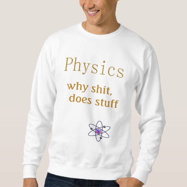 Sudadera humor de física (Anverso)