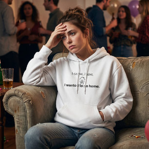 Sudadera Humor de Introvertido Llegué Vi Quería Irme a Casa