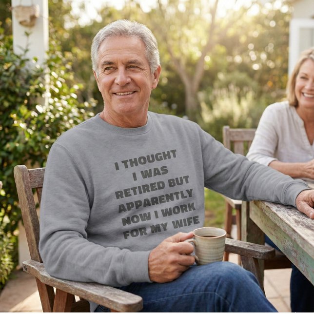 Sudadera Humor de jubilación divertido marido mujer (Subido por el creador)