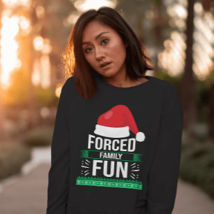 Sudadera Humor de Navidades divertidos de familias forzadas
