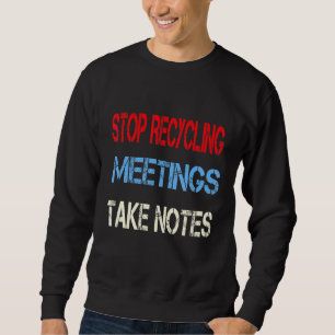 Sudadera Humor de negocios para hombres adulto - Reunión de