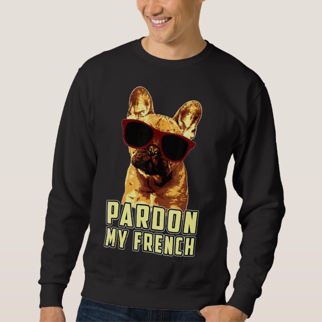 Sudadera Humor de perro de Bulldog francés (Anverso)
