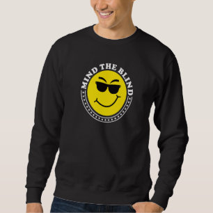 Sudadera Humor de personas ciegas lector de Braille, chico